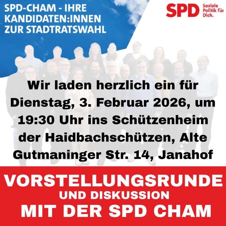Vorstellungsrunde und Diskussion im Schützenheim der Haidbachschützen Janahof